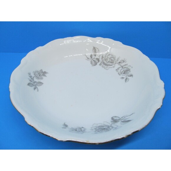 Hertel Jacob Bavaria Damask Gray Vintage 7 3/4" Soup Bowl VGC - Picture 5 of 6